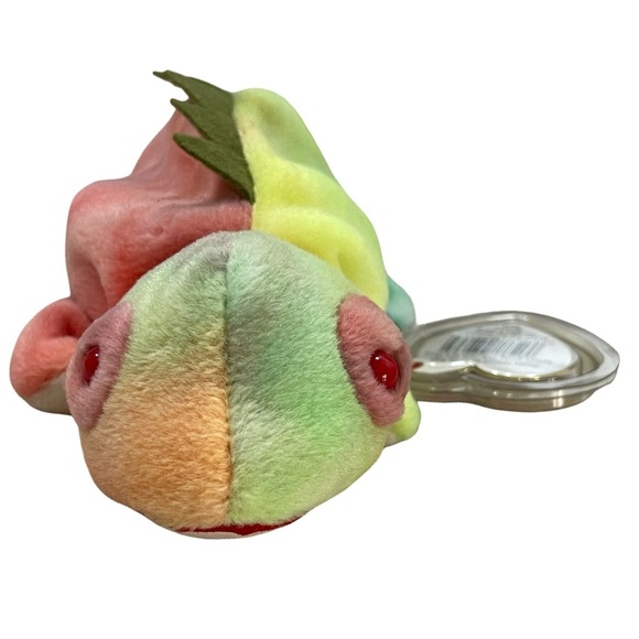 Rare Mint Condition Original Rainbow Chameleon TY Beanie Baby W/Iggy Tag Error - Picture 4 of 7
